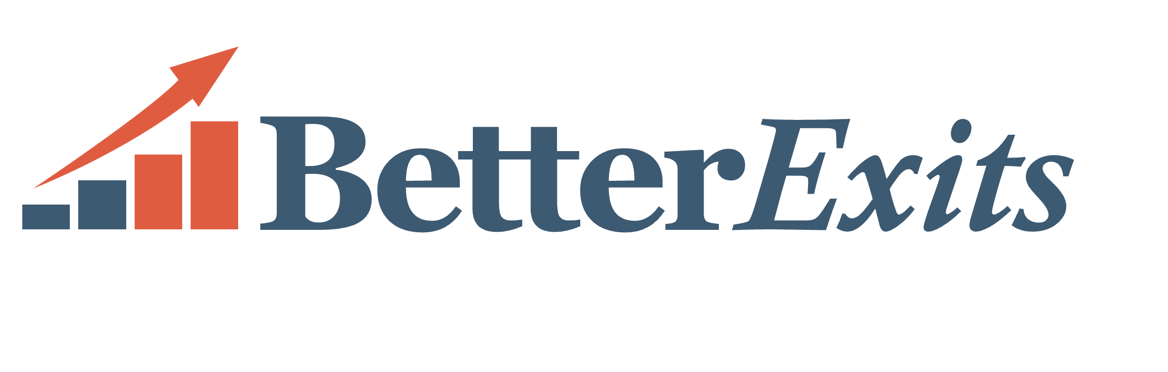 BetterExits Logo Blue and Orange